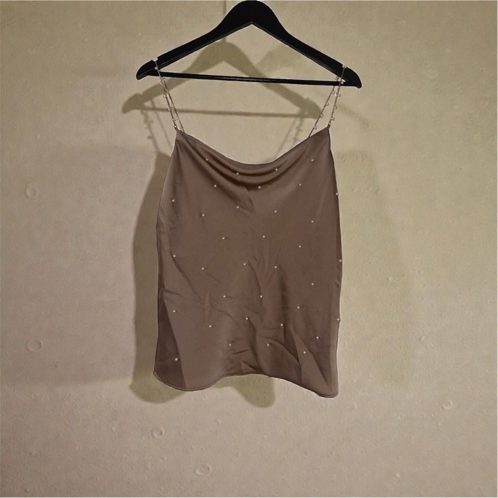 Do+Be Camisole  Tan Women's Top. Small